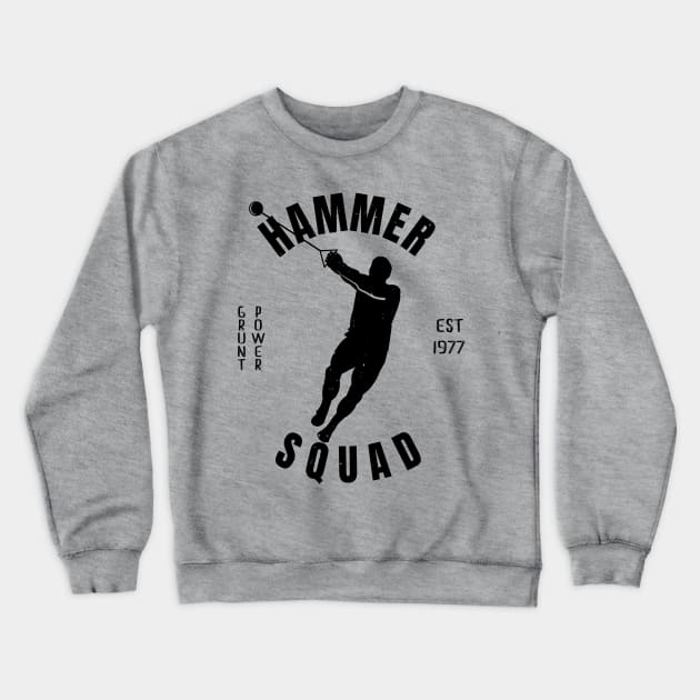 Mens Athletics Hammer Squad Athlete Gift Crewneck Sweatshirt by atomguy